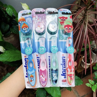 Combo 4 Bàn Chải Đánh Răng Cho Bé JORDAN 3-5 Tuổi