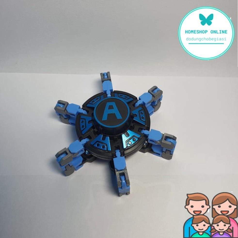 Con Quay Đồ Chơi Spinner Robot Biến Hình Gấp Ra Thu Nhỏ Thông Minh Cho Bé Fidget Spinner DIY Toy HOME SHOP ONLINE