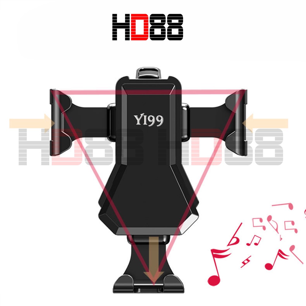 Giá đỡ điện thoại kẹp trên cửa gió ôtô Yi99 siêu nhẹ - HD88 | BigBuy360 - bigbuy360.vn