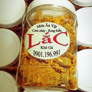 Combo 7 hủ cơm cháy lắc khô gà