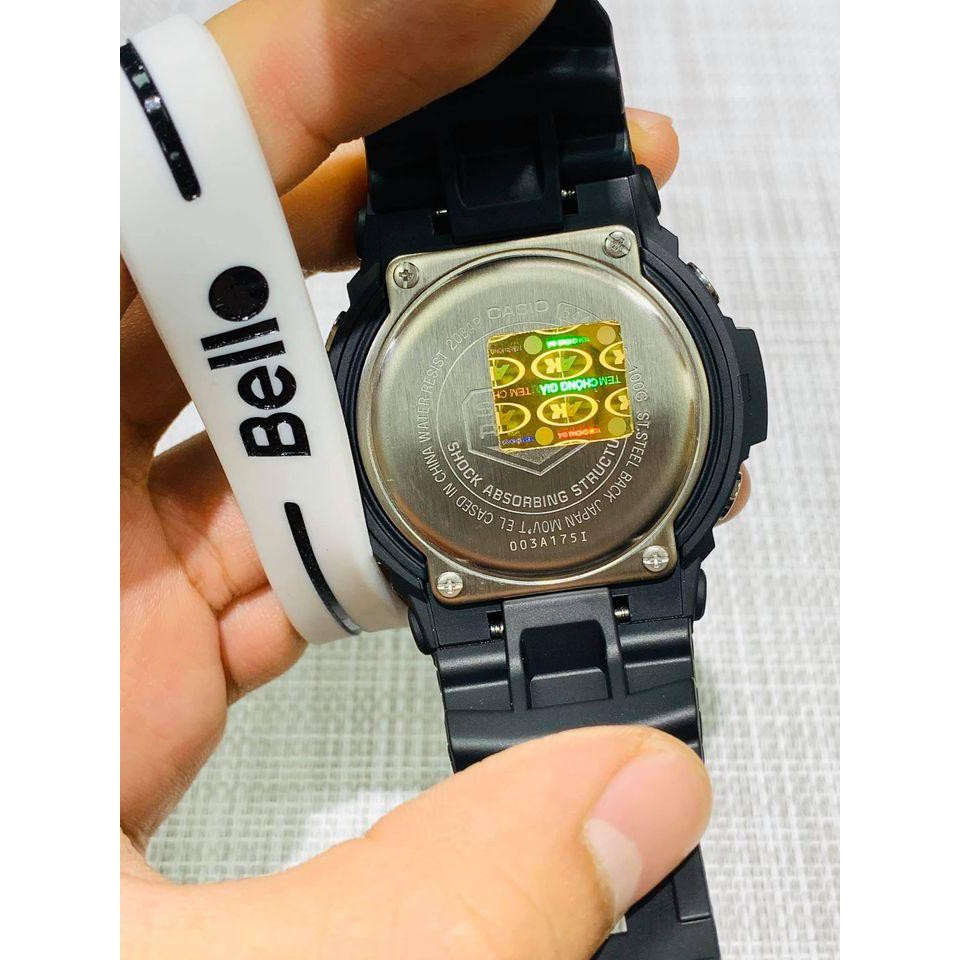 Đồng hồ Casio G-Shock Nam GAS-100G-1A chính hãng chống va đập  - Bảo hành 5 năm - Pin trọn đời