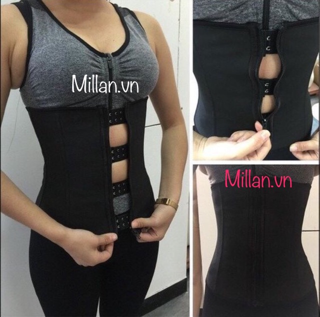 [Mã 12FMCGSALE1 giảm 10% đơn 250K] Đai nịt bụng latex 9 xương zipper | BigBuy360 - bigbuy360.vn