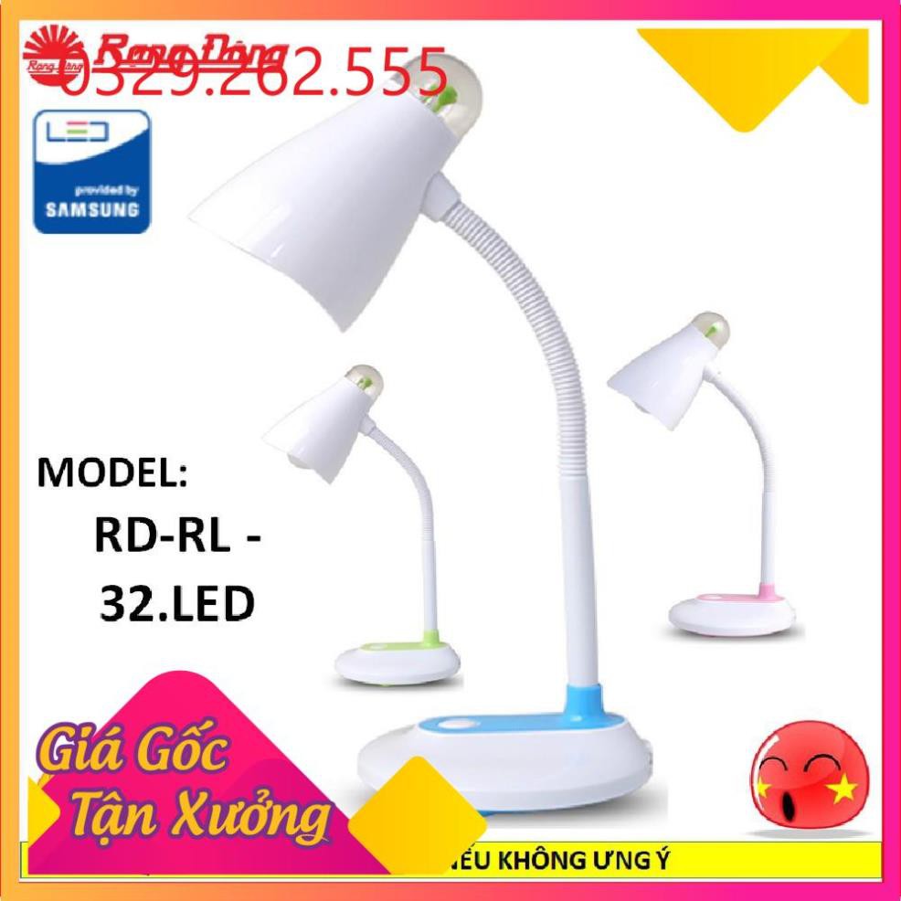 (Sale Khủng)  Đèn học chống cận bảo vệ thị lực Rạng Đông RD-RL-32 bóng led vàng 5w chống cận