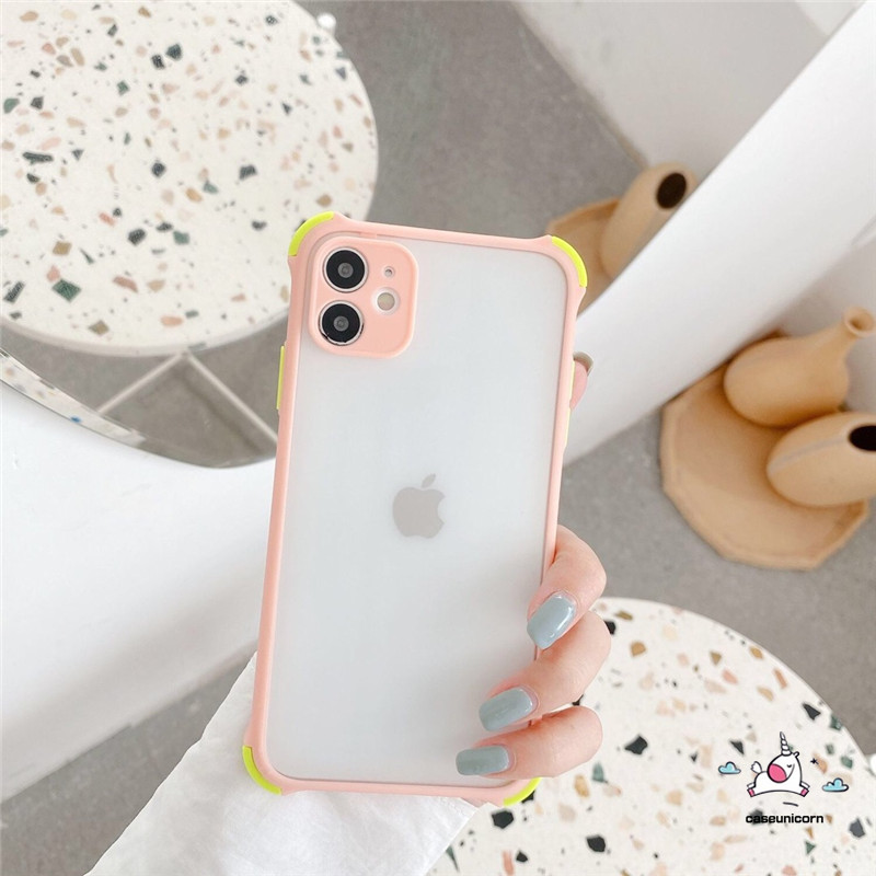 Ốp điện thoại cứng mặt nhám chống rơi vỡ bảo vệ cho iPhone 11 6 6s 7 8 Plus X XR XS MAX 11pro Max SE 2020 | BigBuy360 - bigbuy360.vn