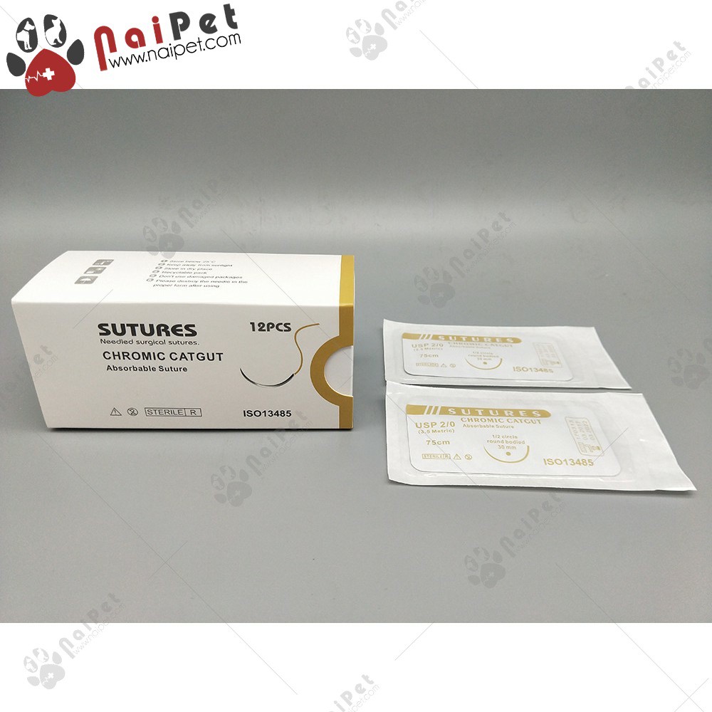 Chỉ Khâu Phẫu Thuật Bằng Kim Sutures Chromic CatGut