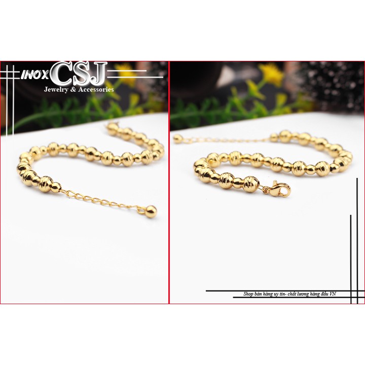 Lắc tay nữ bi tròn xinh xắn