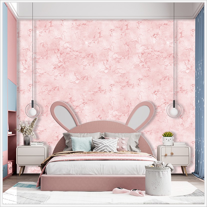 Decal Dán Tường Giả Vân Đá Hồng (v10) Kích Thước 60*150Cm| Giấy Dán Tường Cao Cấp Giá Rẻ Chất Liệu Chống Nước Dễ Dàng Sử