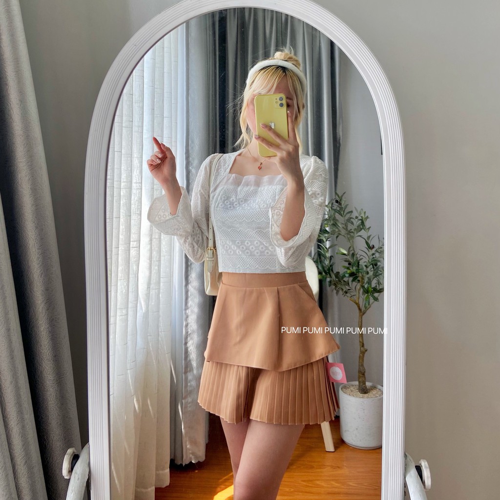 [Mã FAXANH55 giảm 10K đơn 50K] Chân váy tầng ngắn - Pumi | BigBuy360 - bigbuy360.vn