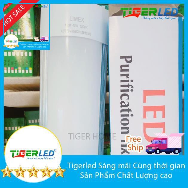 Đèn Tuýp Led Bán Nguyệt 1.2m - 36W Công xuất thực siêu sáng tiết kiệm an toàn chĩnh hãng Tigerled Việt Nam