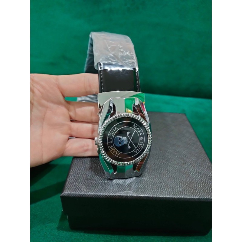 Thắt lưng golf nam MARK&LONA chất da PU cao cấp TLN016