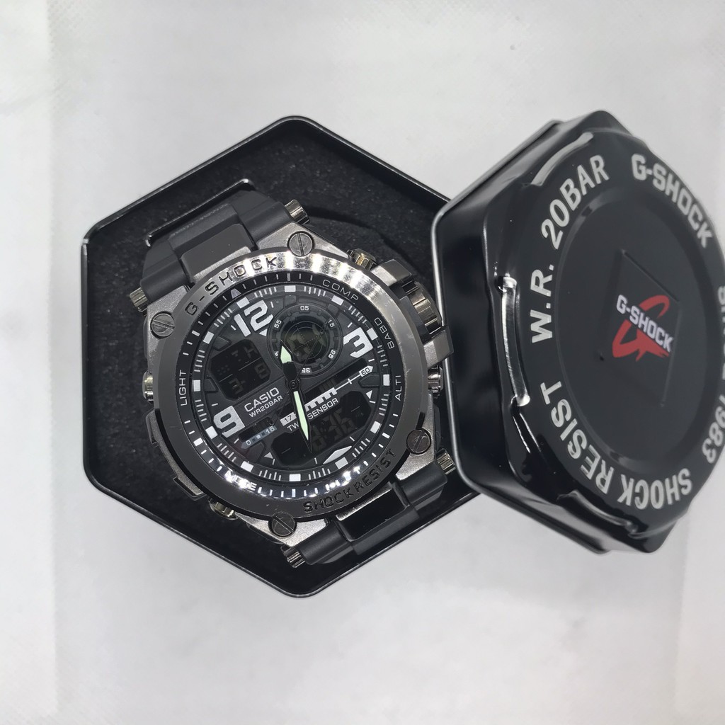 Đồng hồ nam G-shock  MTG S1000 Original _ Kim-điện tử_Chống nước 5ATM_Viền Thép không gỉ, cam kết bảo hành - Haizz.shop