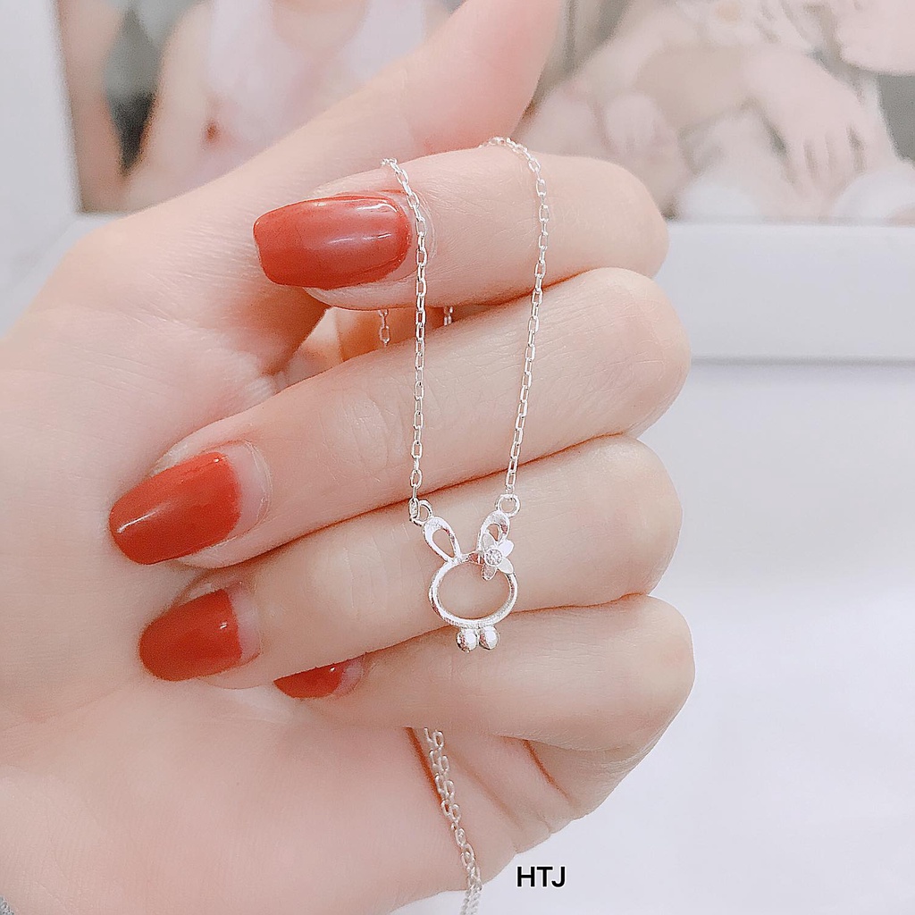 Dây chuyền thỏ bạc ta dễ thương