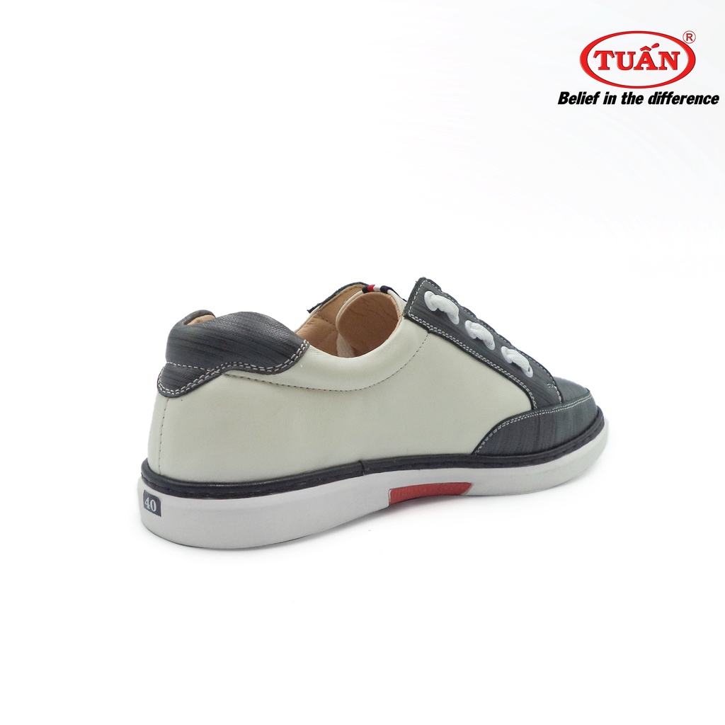 Giày da nam giày thể thao quai da bò tự nhiên thương hiệu Tuấn GXHU-381