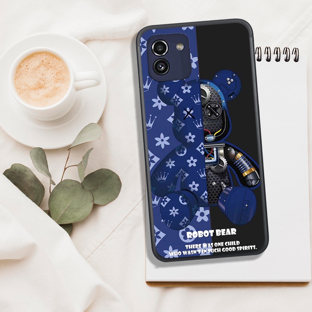 [ SIÊU HOT] ỐP LƯNG SAMSUNG A03 , IN HÌNH GẤU BEAR BRICK SIÊU ĐẸP.