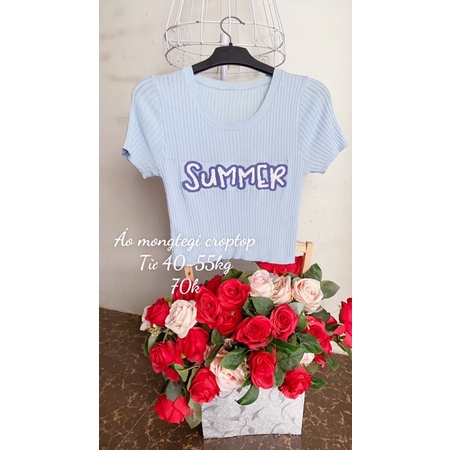 Áo mongtegi dáng croptop