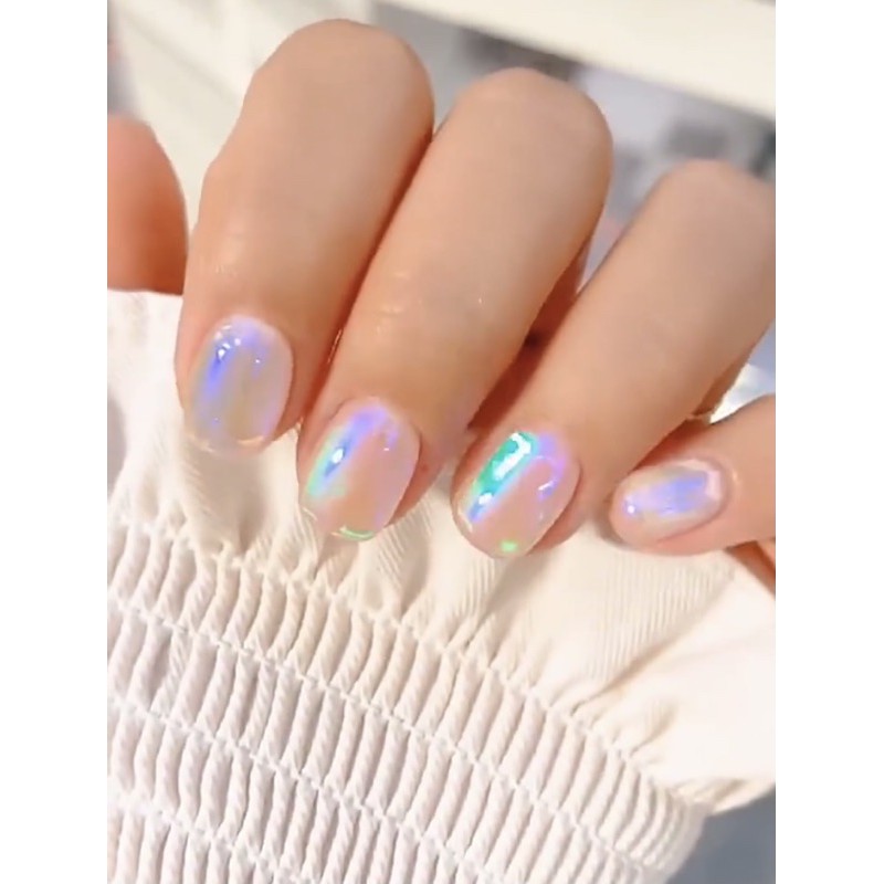 Giấy thuỷ tinh trang trí nail, hiệu ứng hologram trang trí móng