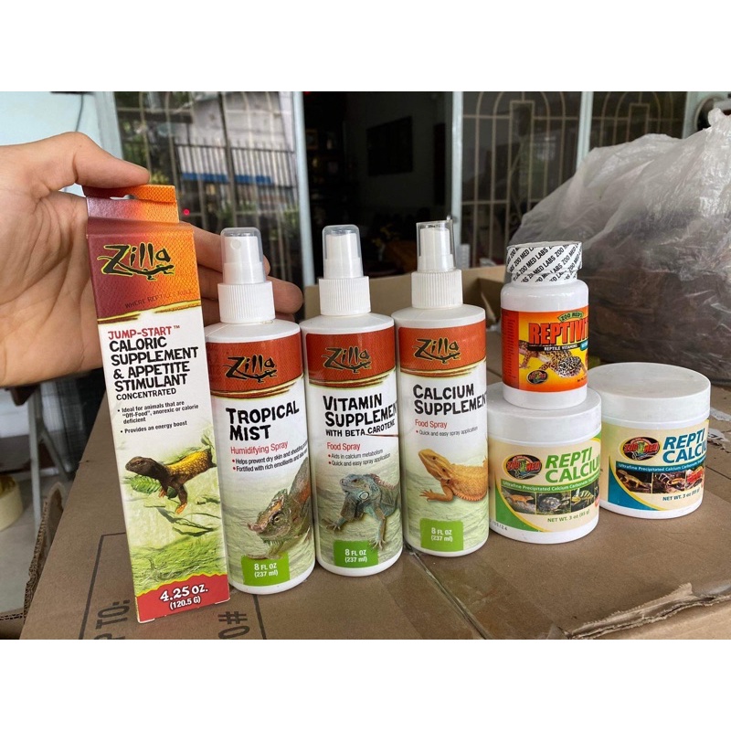 ZILLA CALCIUM - Canxi dạng lỏng dễ tiêu hoá cho Bò sát, rùa cạn, rồng Nam Mỹ Iguana.