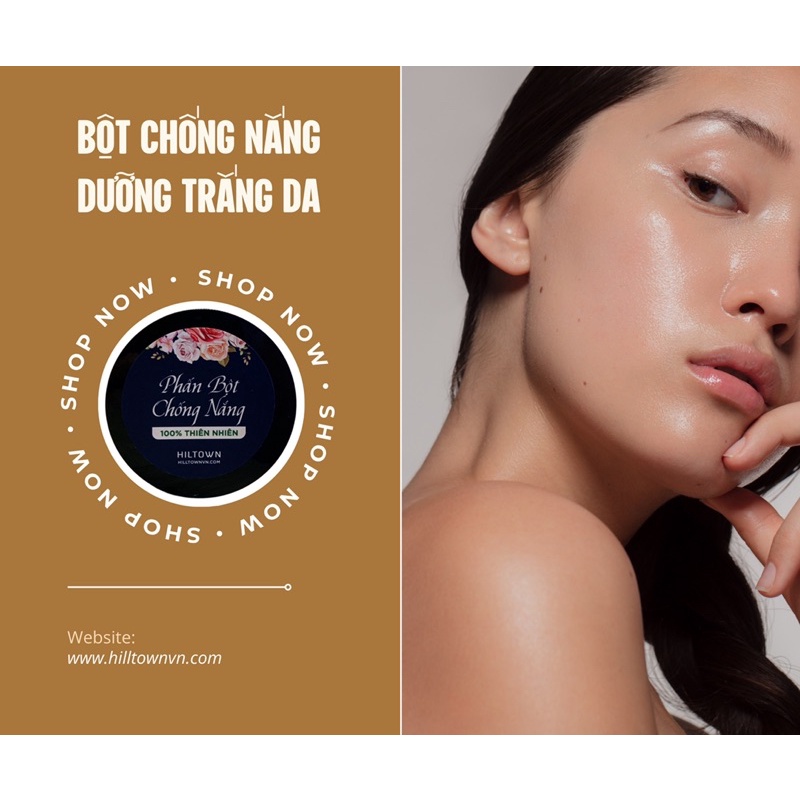 Bột phấn chống nắng từ thực vật Hiltown 30g