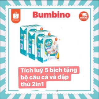 (Tích luỹ 5 bịch tặng quà) Tã Quần Bino Size M60,L54,XL48,XXL44