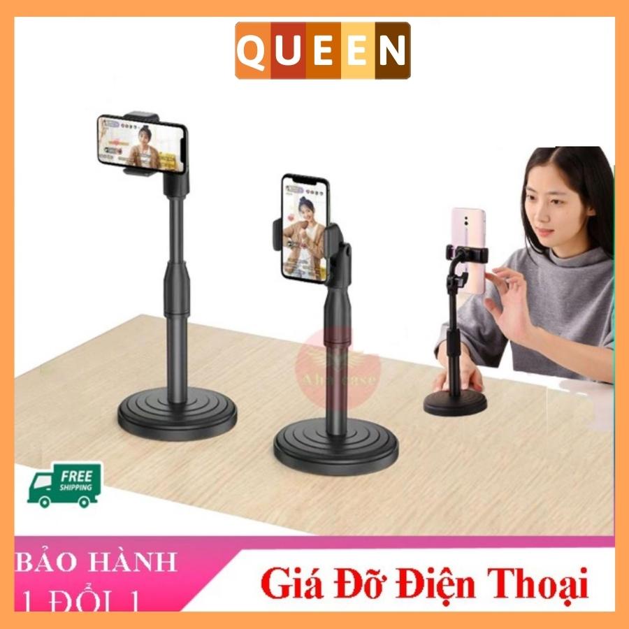 Giá Đỡ Điện Thoại để bàn livestream, kệ điện thoại xem video dùng để quay phim ghi hình QH19 - QUEENHOUSE