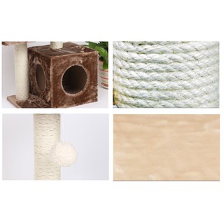 Trụ cào móng cho mèo 2 cột KT 45*30*70cm