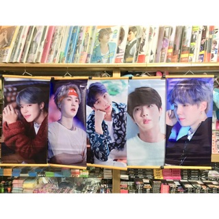 Tranh BTS treo tường chất liệu vải bạt khổ 30x60cm mẫu ngẫu nhiên