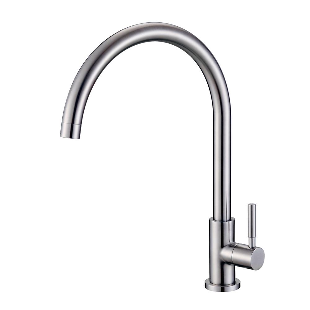 HomeBase MOYA Vòi rửa chén LJ-5001 bằng thép không gỉ 304 W33,3xD24,8xH3cm