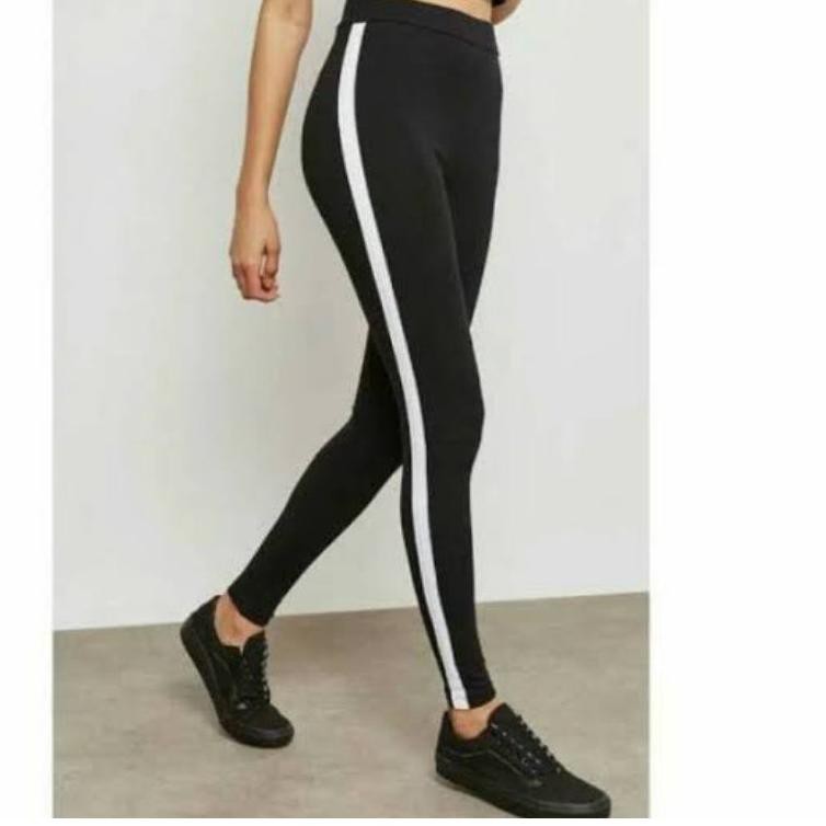 Quần Legging Thể Thao 6.6 Hàng Có Sọc Trắng