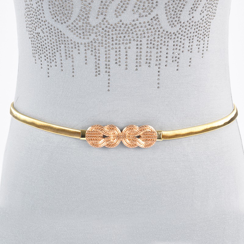 Thắt lưng họa tiết hoa lá siêu co giãn hợp thời trang cho nữ