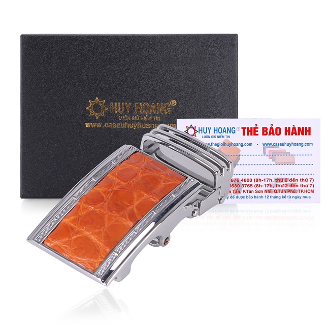 Đầu khóa da cá sấu Huy Hoàng nhiều loại màu vàng bò HP9211-15-19-23