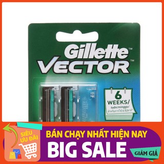 Đầu Dao Cạo Gillette Vector Plus Vỉ 2 cái 🥰🥰🥰