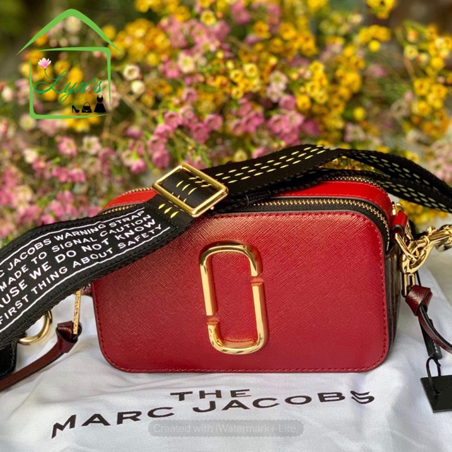 Túi Marc Jacobs Snapshot đỏ cranberry