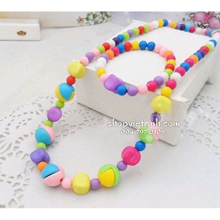 Vòng cổ và tay trẻ em nhiều màu cho bé gái- BV4