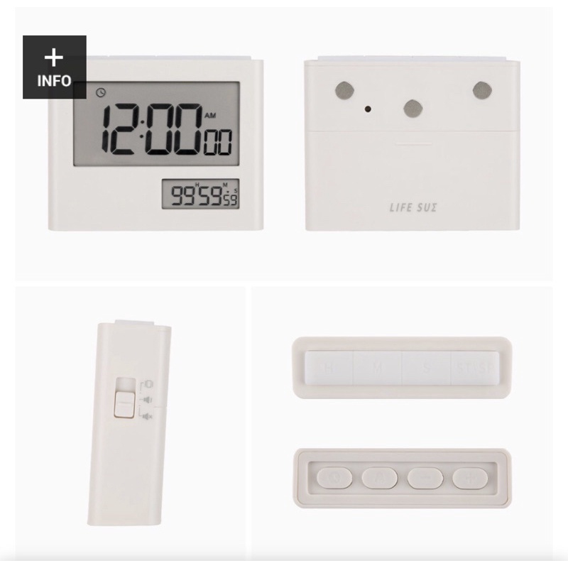 Đồng hồ để bàn học tập đèn LED LIFESUM CHÍNH HÃNG