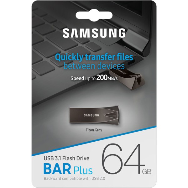 USB 3.1 chống nước Samsung BAR Plus 16GB 32GB 64GB | BigBuy360 - bigbuy360.vn