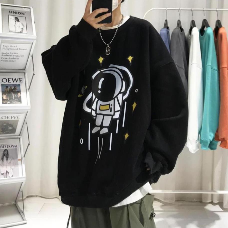 Áo Sweater nỉ phi hành gia Unisex ⚡ ! 🎵