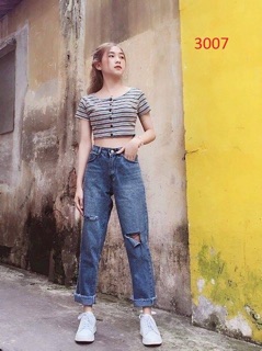 Quần baggy bò 3007
