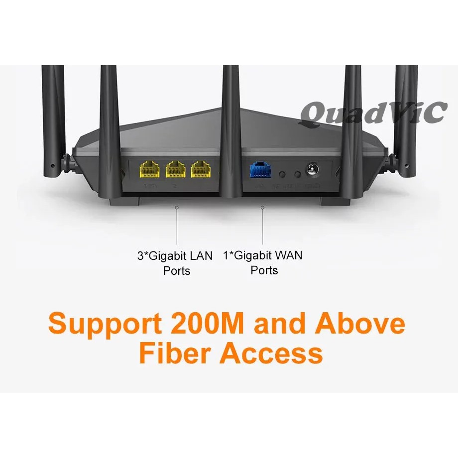 Router và Repeater đa năng Bộ Phát Wifi AC7 Tenda 1200 Mbs Dual Band 2.4Ghz và 5 Ghz 5 Râu Xuyên Tường + Dây Nguồn N168 | BigBuy360 - bigbuy360.vn