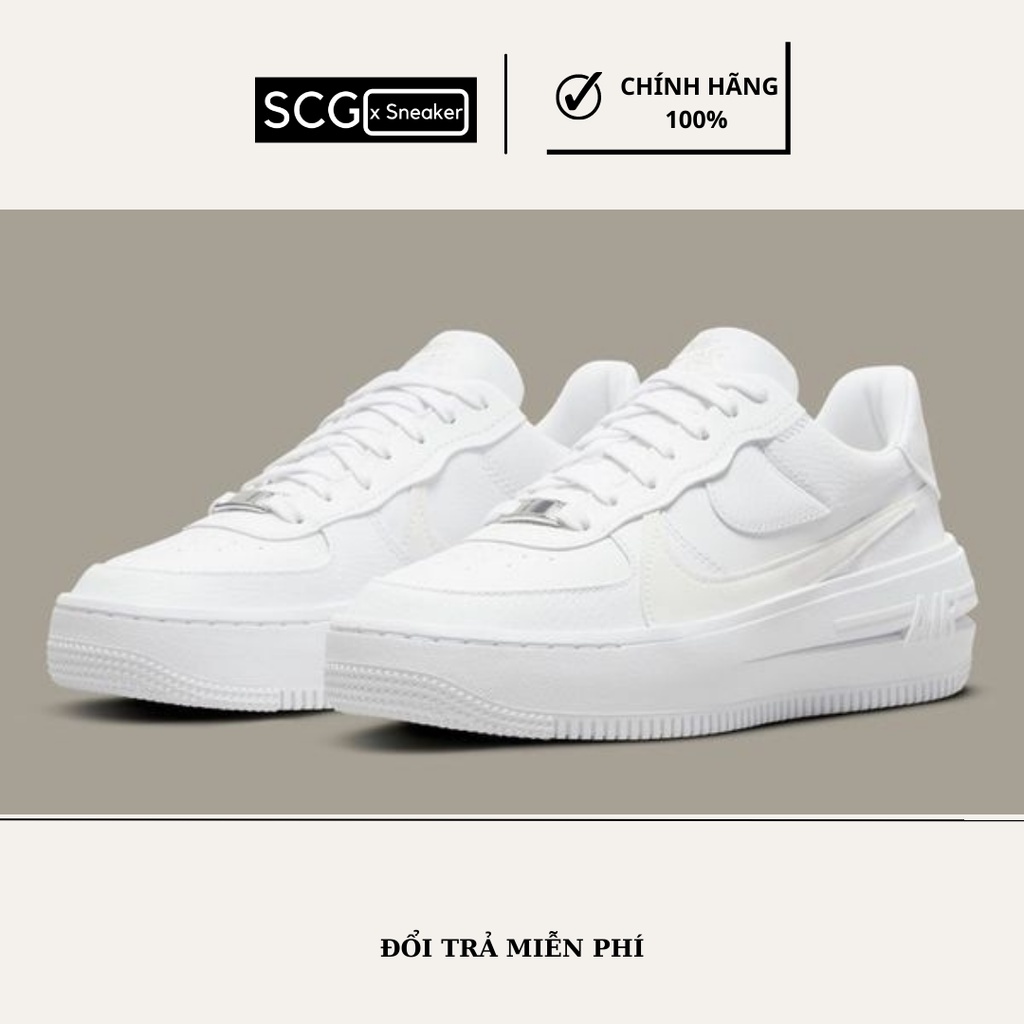 Giày thể thao nam, sneaker nam, NIke Air Force 1- form mới, màu trắng , DJ9946-100, Hàng Chính Hãng, SCGxsneaker