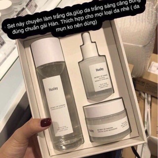 Set dưỡng trắng da Huxley