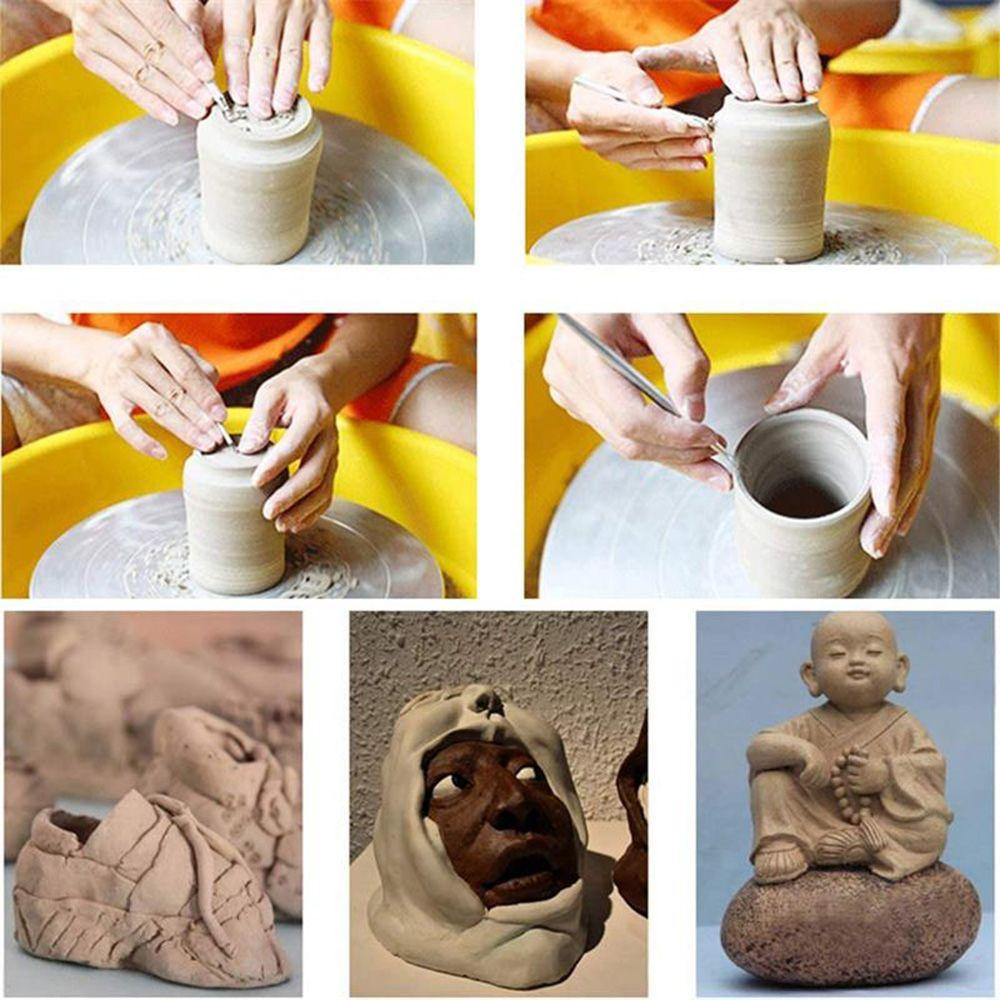 LONTIME Bộ 14 Dụng Cụ Điêu Khắc Đất Sét Chuyên Dụng