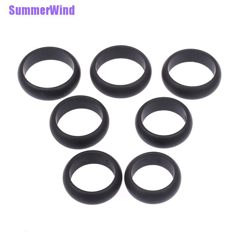 Nhẫn Đính Hôn Bằng Cao Su Màu Đen Họa Tiết Hoạt Hình