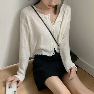 ÁO KHOÁC LEN MỎNG CARDIGAN GÀI NÚT PHOM LỬNG KL01