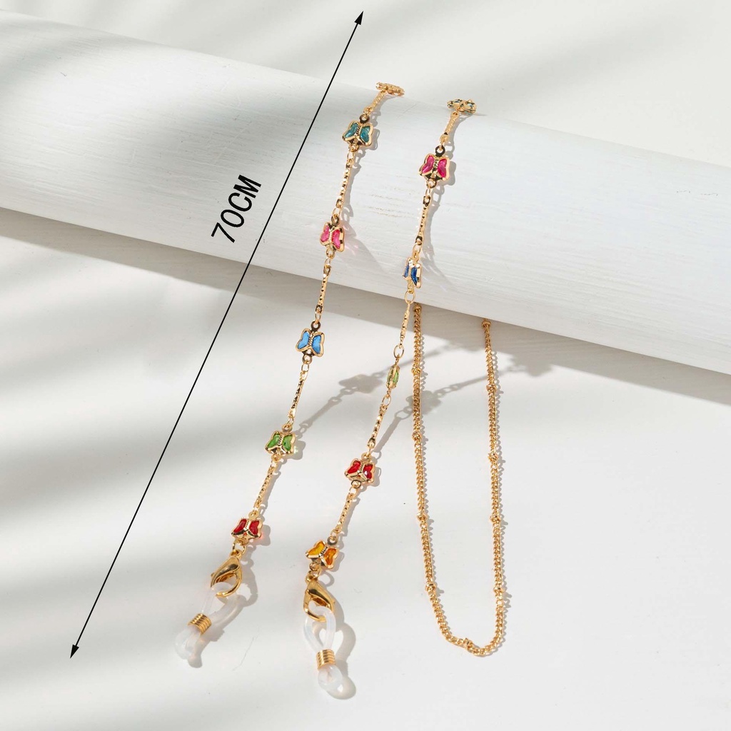 BACK2LIFE Trendy protectionLanyard protectionChain Eyewear Accessories Glasses Chain Anti-lost Reading Glasses Chains protectionCord Holders Hold Straps Reading Eyeglass|Beads Sunglasses Lanyard