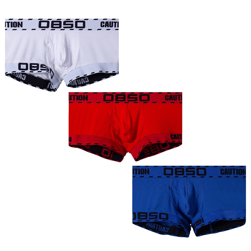 ORLVS Quần Lót boxer Eo Thấp Chất Liệu Cotton Thời Trang Cho Nam BS3204