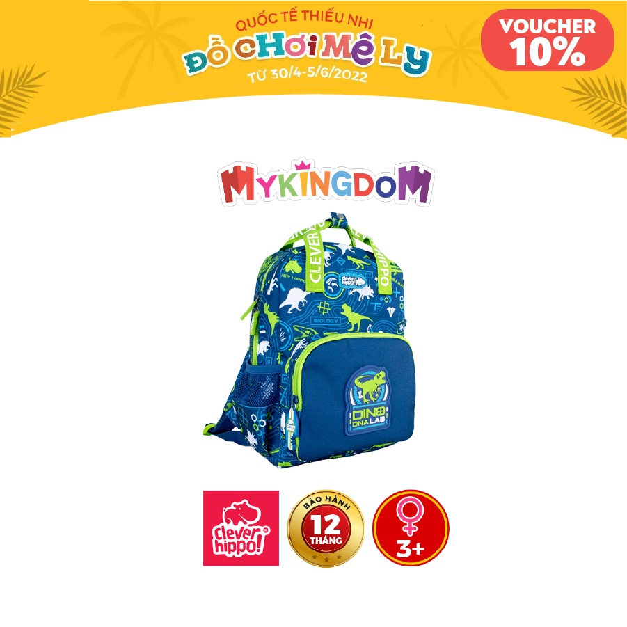 Ba Lô Mini CLEVERHIPPO Khủng Long Siêu Đẳng BD4102/BLUE