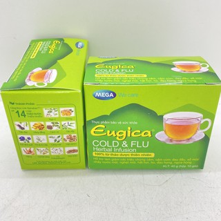 Trà Thảo Dược Eugica Cold & Flu - Hộp 10 Gói