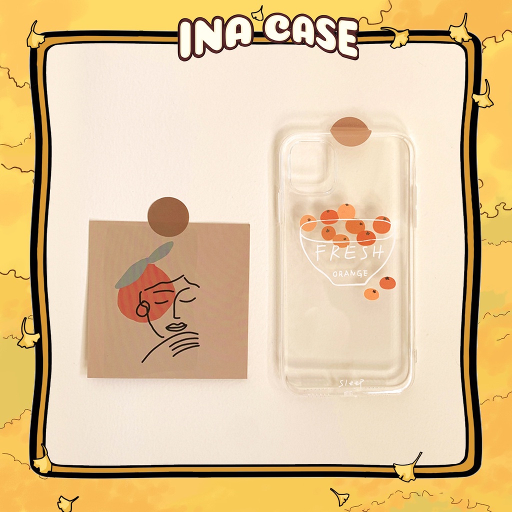 Ốp lưng iphone chống sốc Trái Cam 5/5s/6/6plus/6s/6s plus/6/7/7plus/8/8plus/x/xs/xs max/11/11 pro/11 promax/samsung