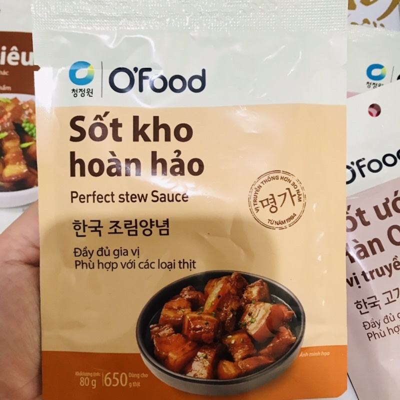 Sốt Gia Vị Hoàn Hảo O’food 80g Đủ vị