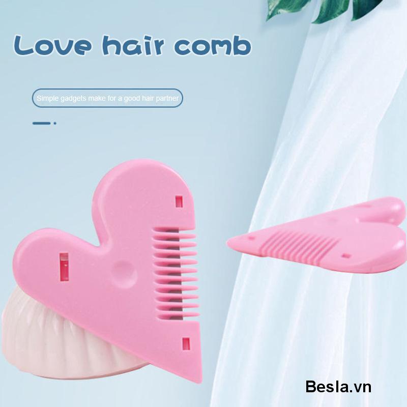 Lược cắt tỉa lông mini hình trái tim nhỏ gọn tiện lợi